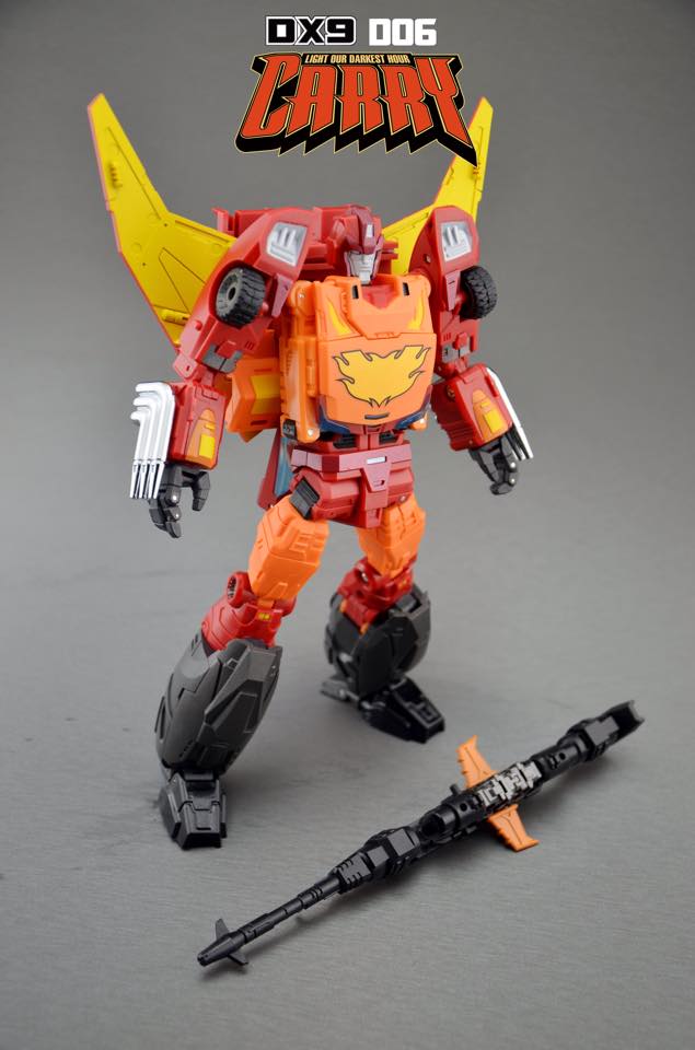 DX9 D06 Carry Final Production Images of Not Rodimus Prime Figure